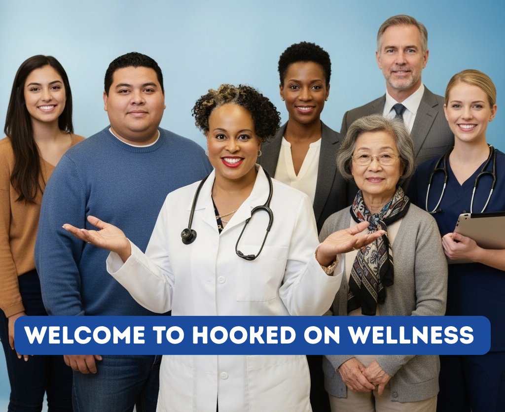 Dr Hooks, ownner of Hooked on Wellness Clinic offers complete wellness care for mind, body and spirit.